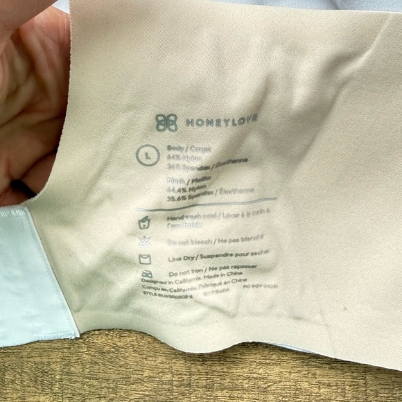 Honeylove Silhouette Beige/sand  Bra size Large - Picture 4 of 7